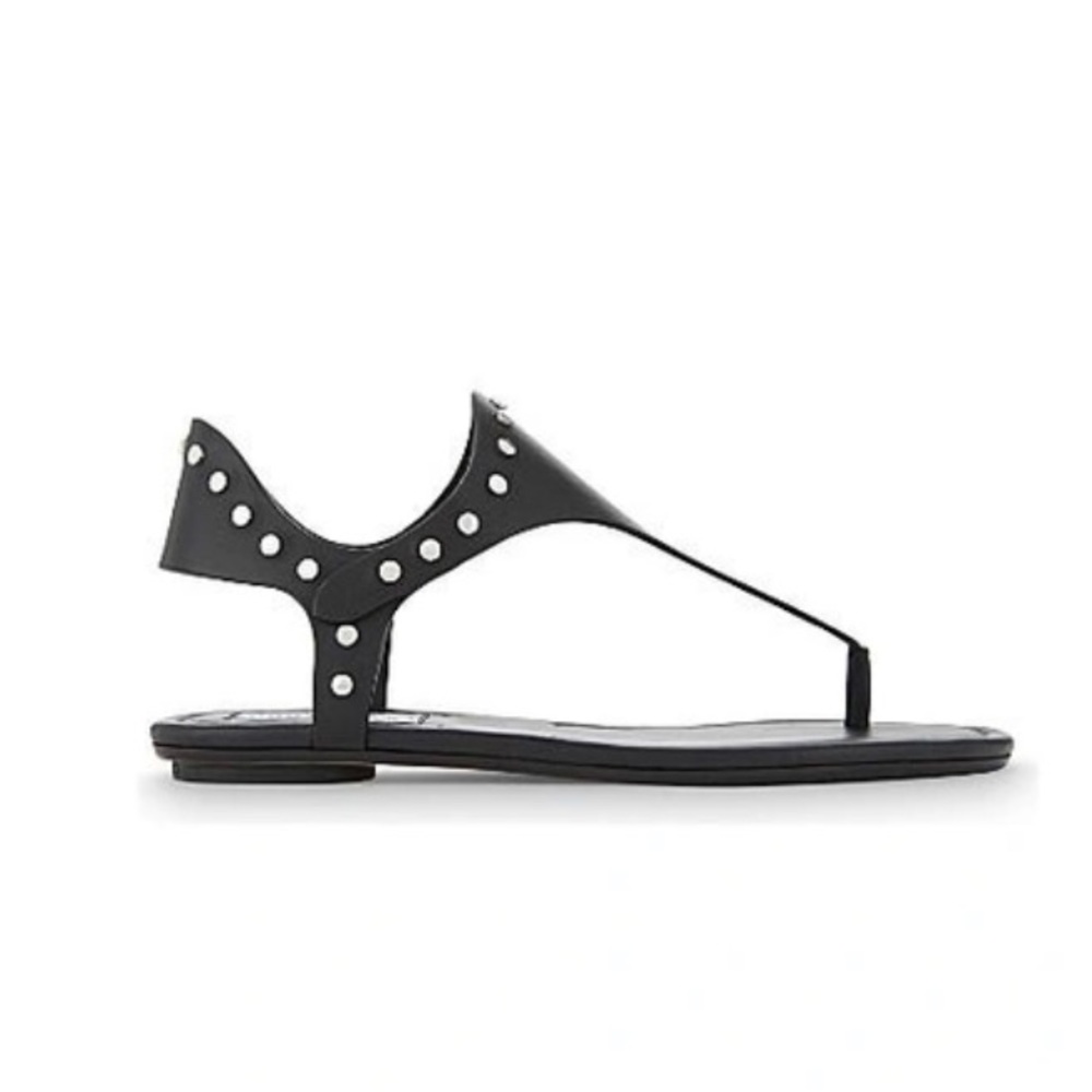 Jimmy Choo Size 8B (38) Black Flat Sadals